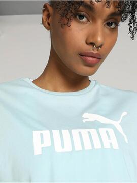 Camiseta Puma Cropped W Turquesa