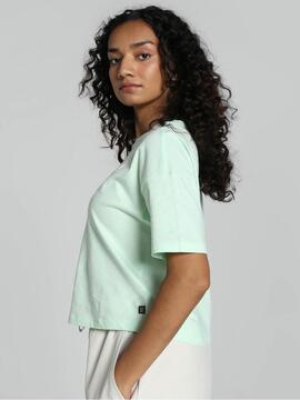 Camiseta Puma Cropped W Verde