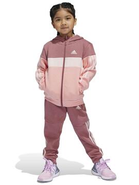 Chandal Adidas Lk 3S Tib Rosa Niña