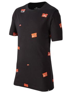 Camiseta Nike Negro Niño