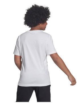 Camiseta Adidas Bos Blanca Niño