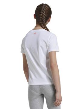 Camiseta Adidas Blanca Niña