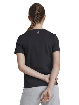 Camiseta Adidas Negra Niña