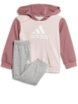 Chandal Adidas Rosa Gris Bebe