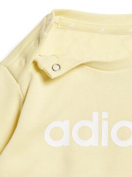 Chandal Adidas Jog Amarillo Bebe