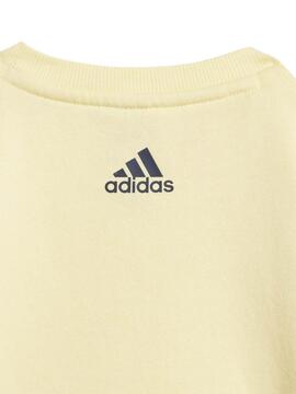 Chandal Adidas Jog Amarillo Bebe