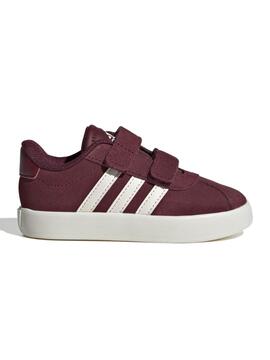 Zapatilla Adidas VL Court 3 Granate Bebe