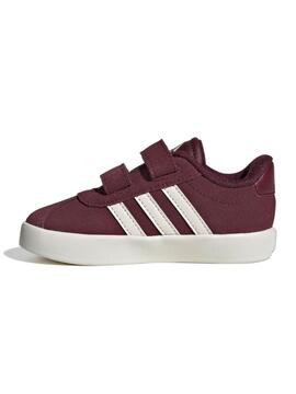 Zapatilla Adidas VL Court 3 Granate Bebe