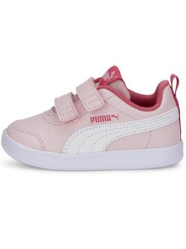 Zapatilla Puma Courtflex V2 Rosa Bebe