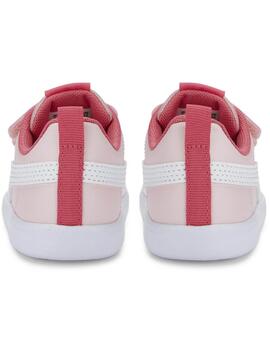 Zapatilla Puma Courtflex V2 Rosa Bebe