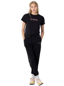 Camiseta Champion Legacy Blanco/Multi Mujer