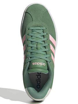 Zapatilla Adidas VL Court Bold W Verde