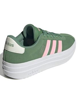 Zapatilla Adidas VL Court Bold W Verde