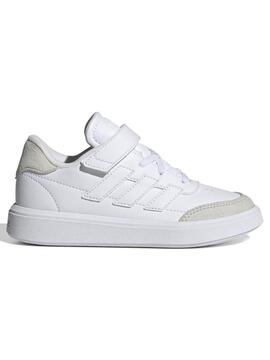 Zapatilla Adidas Courtblock Blanco Jr