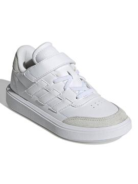 Zapatilla Adidas Courtblock Blanco Jr