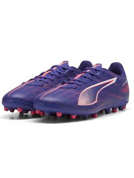 Bota Futbol Puma Ultra5MG  M Azul/Coral