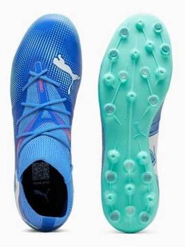 Bota Futbol Puma Future7 Match MG M Azul/Verde