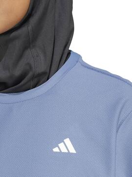 Camiseta Adidas On The Run W Azul