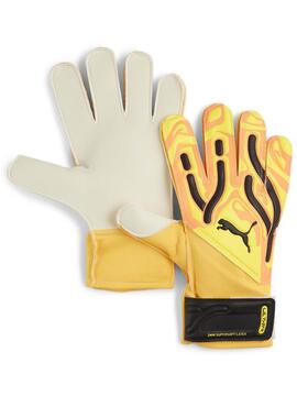 Guantes Portero Puma Ultra Play Naranja Coral JR