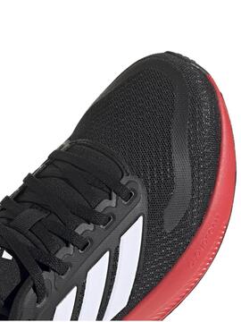 Zapatilla Adidas Runfalcon 5 Negro/Rojo