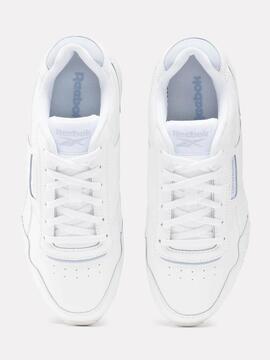 Zapatilla Reebok Royal Glide Blanco Celeste Jr