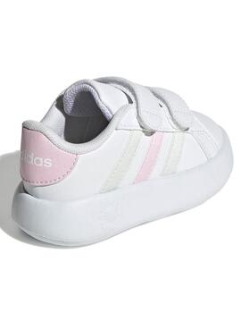 Zapatilla Adidas Grand Court 2  Blanco/Verde Bebe