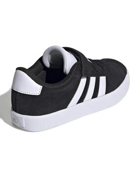 Zapatilla Adidas VL Court 3 Negro Jr