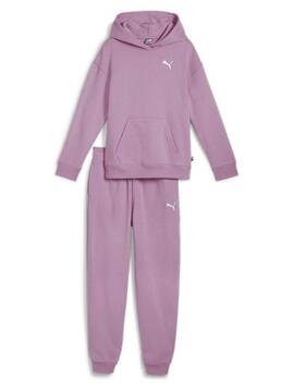 Chandal Puma Suit Fleece Rosa Jr