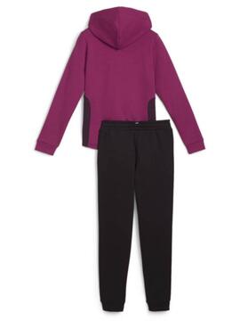 Chandal Puma Sweat Suit Magenta Jr