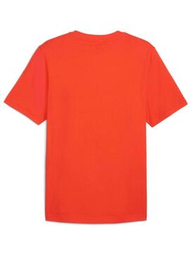 Camiseta Puma Power Graphic M Naranja