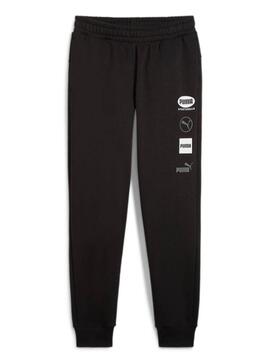 Pantalon Puma Graphic M Negro