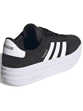 Zapatilla Adidas VL Court Bold W Negro/Blanco