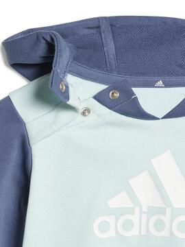 Chandal Adidas Colorblock Celeste/Azul Bebe