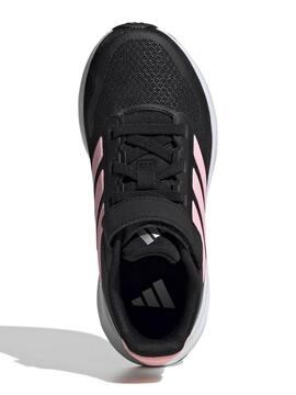 Zapatilla Adidas Runfalcon 5 Negro/Rosa Jr