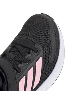 Zapatilla Adidas Runfalcon 5 Negro/Rosa Jr