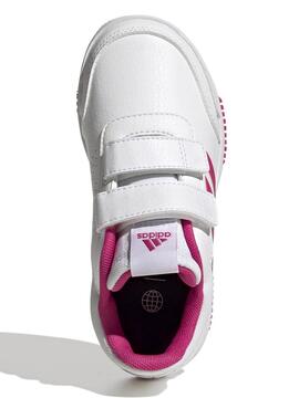 Zapatilla Adidas Tensaur Sport 2 Blanco/Rosa Jr