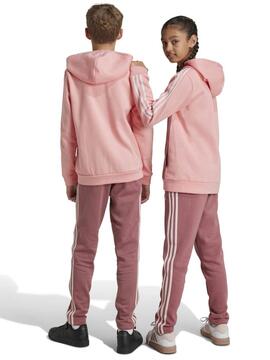 Chandal Adidas 3S Rosa Jr