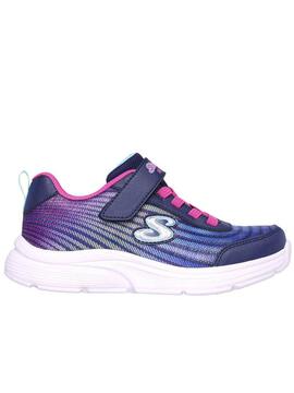 Zapatilla Skechers Lites WP Azul/Brillo Jr