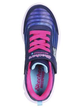 Zapatilla Skechers Lites WP Azul/Brillo Jr