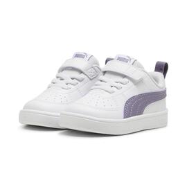 Zapatilla Puma Rickie Blanco Violeta Bebe