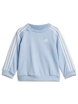 Chandal Adidas 3S Celeste Bebe