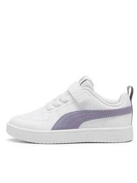 Zapatilla Puma Rickie Bco/Malva Jr