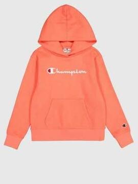 Sudadera Champion Logo Salmon Jr