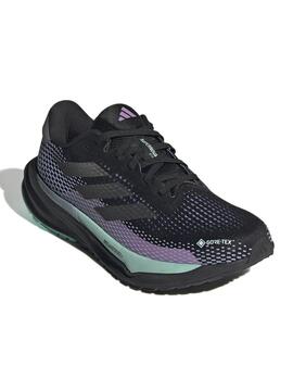 Zapatillas Adidas Supernova GTX Negra Lila Verde W