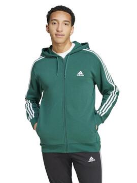 Chaqueta Adidas 3S FZ M Verde