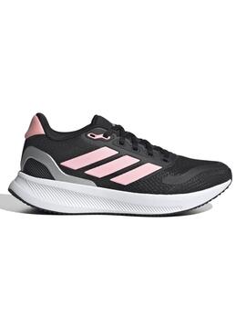 Zapatilla Adidas Runfalcon 5 Negro/Rosa Jr