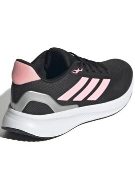 Zapatilla Adidas Runfalcon 5 Negro/Rosa Jr