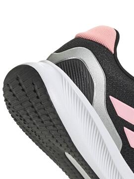 Zapatilla Adidas Runfalcon 5 Negro/Rosa Jr