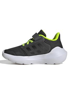 Zapatilla Adidas Tensaur Run 3 Negro/Verde Jr