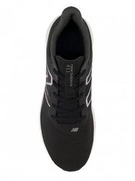 Zapatilla New Balance 411 Negro Plata M